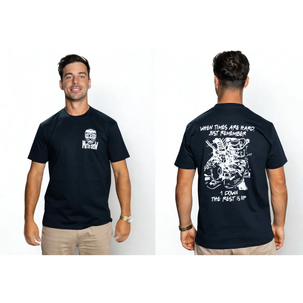 T-shirt - navy - 1 gear down