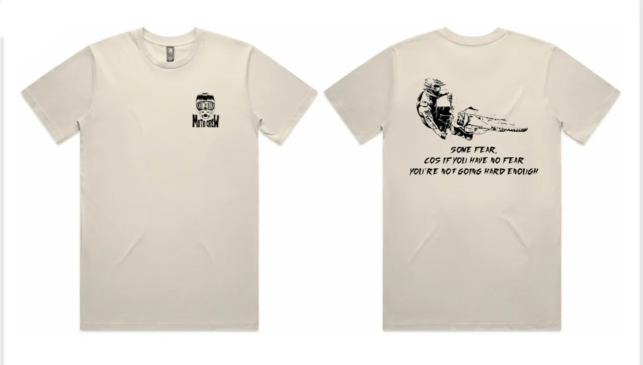 T-shirt - bone - some fear - image 4