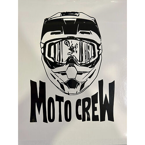 Large Sticker - White