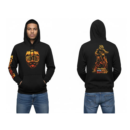 Hoodie - Black - For Those Who Don’t Back Off