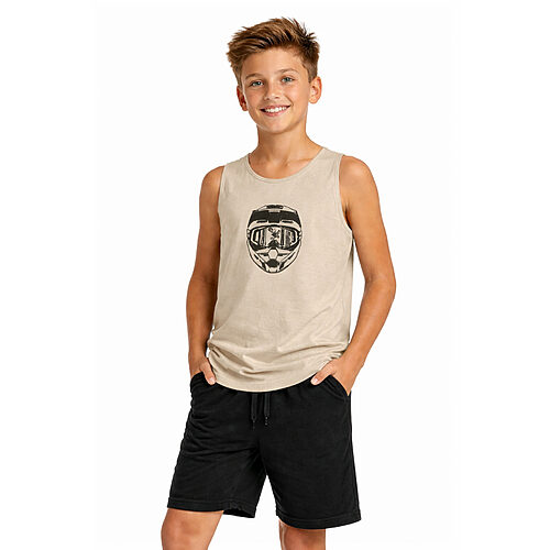 Youth Singlet Sand